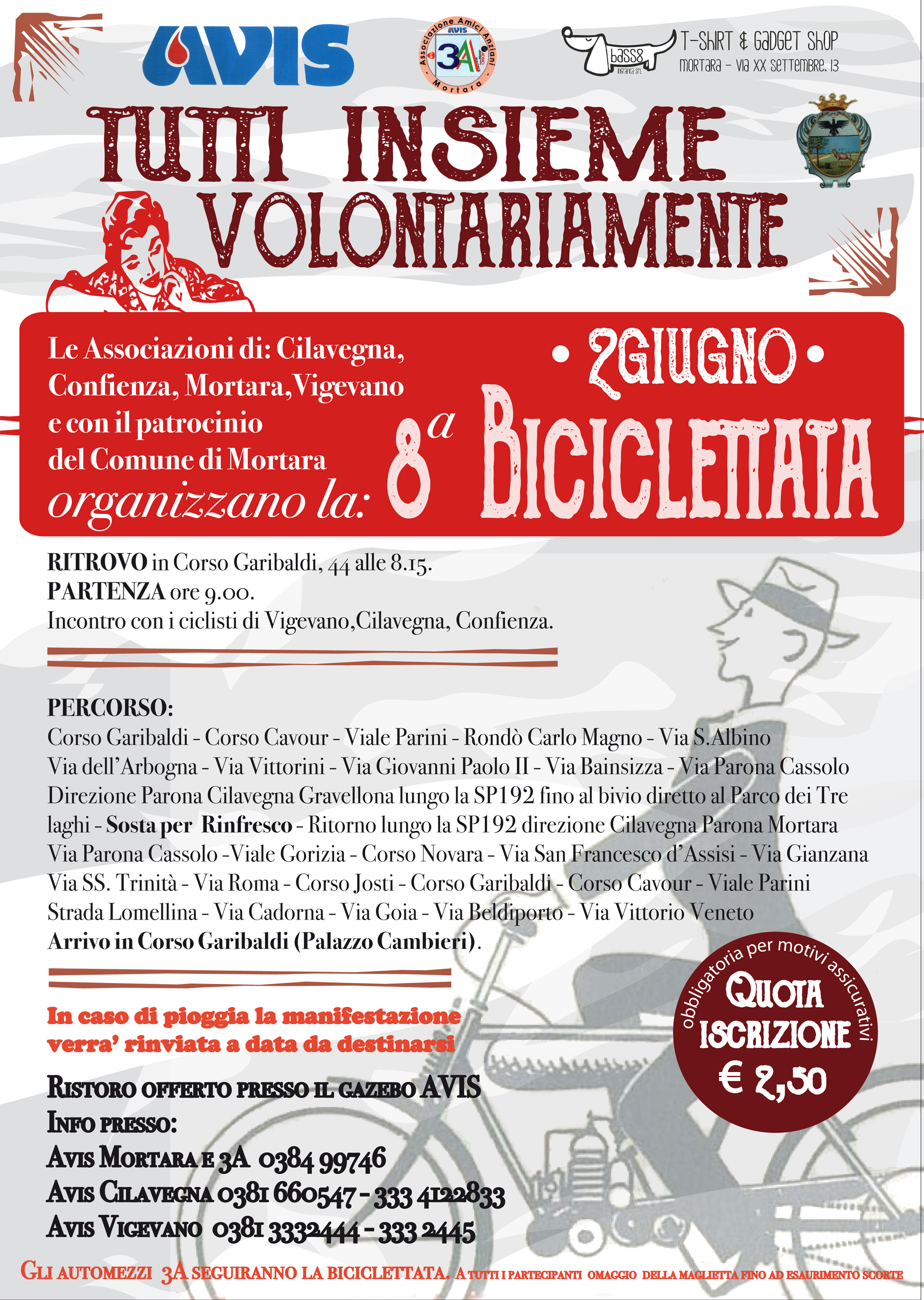 biciclettata del 2 giugno a mortara